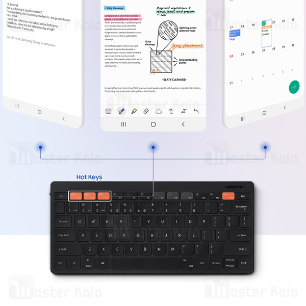 کیبورد بلوتوثی سامسونگ Samsung Trio 500 Smart Keyboard EJ-B3400